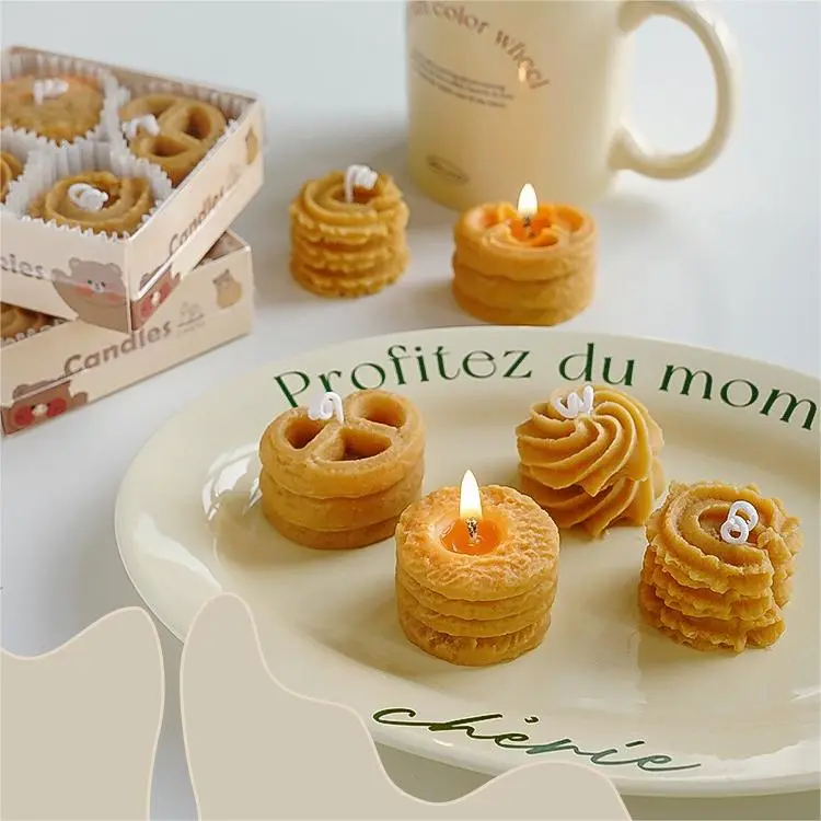 Handmade cookies candle sets soy wax decorative candles for home Denmark