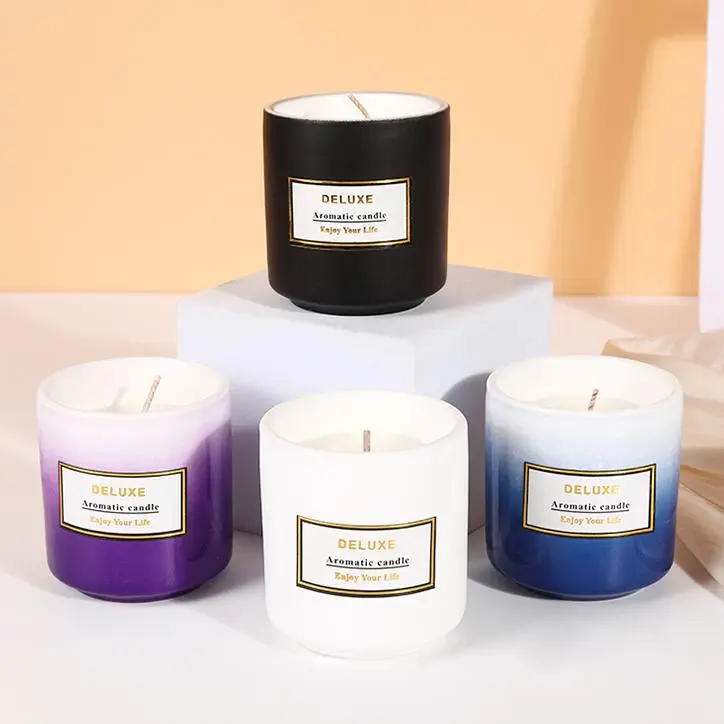 Deluxe Aromatic Candle Luxury Scented Candle Relaxation Essential Home Decor UK