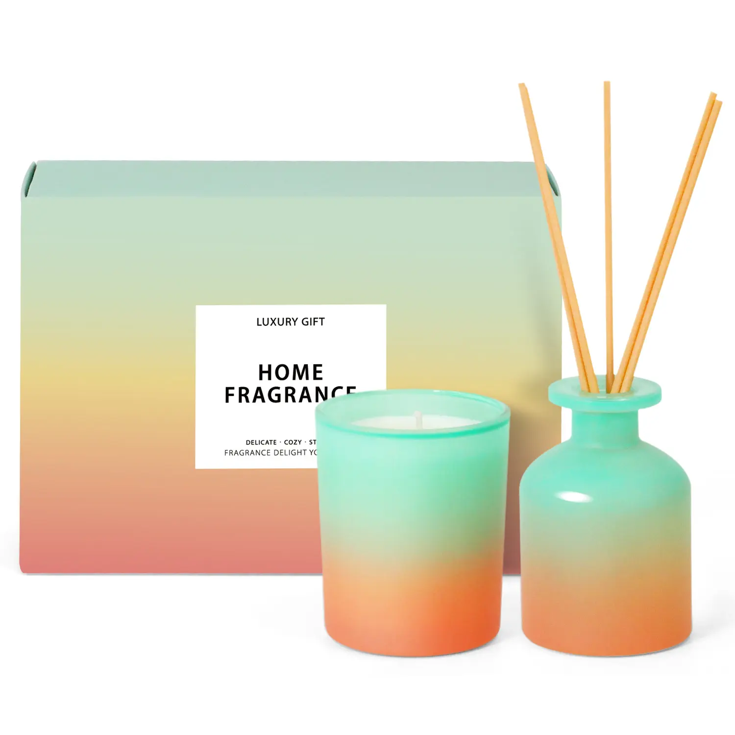 Candle gift set soy wax reed diffuser home fragrance Australia