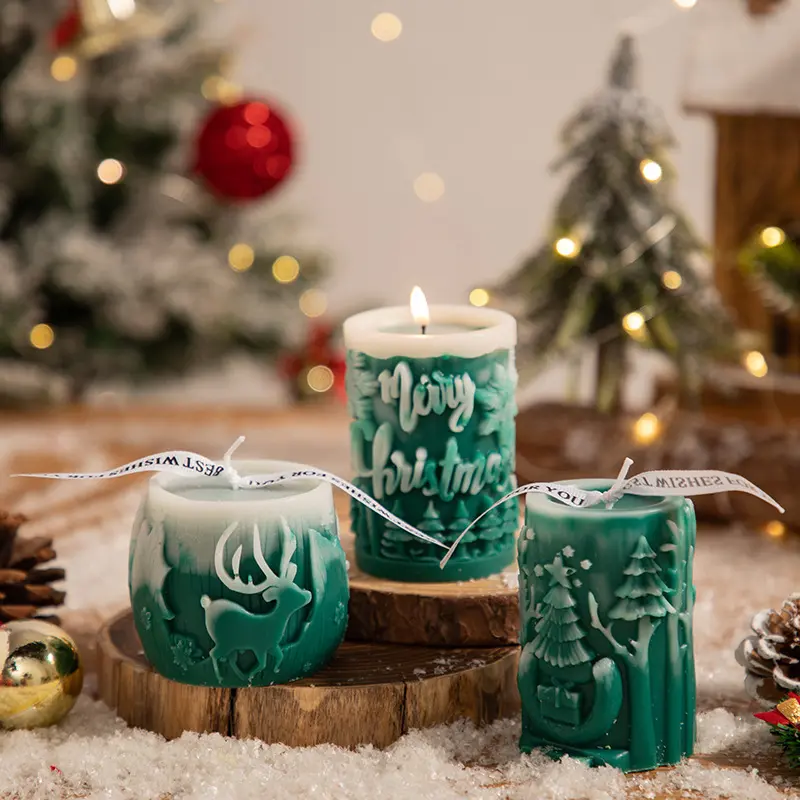 Christmas Decoration Candle Holiday Gift Festive Home Decor Canada