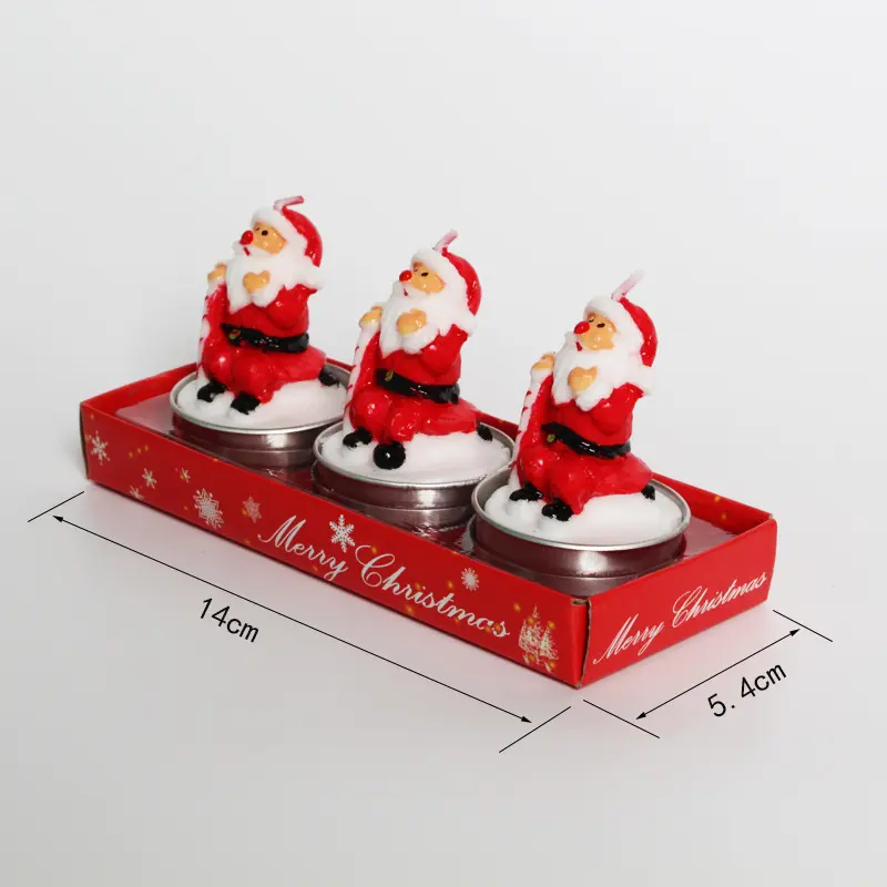 Christmas themed candle gift set holiday decoratio...