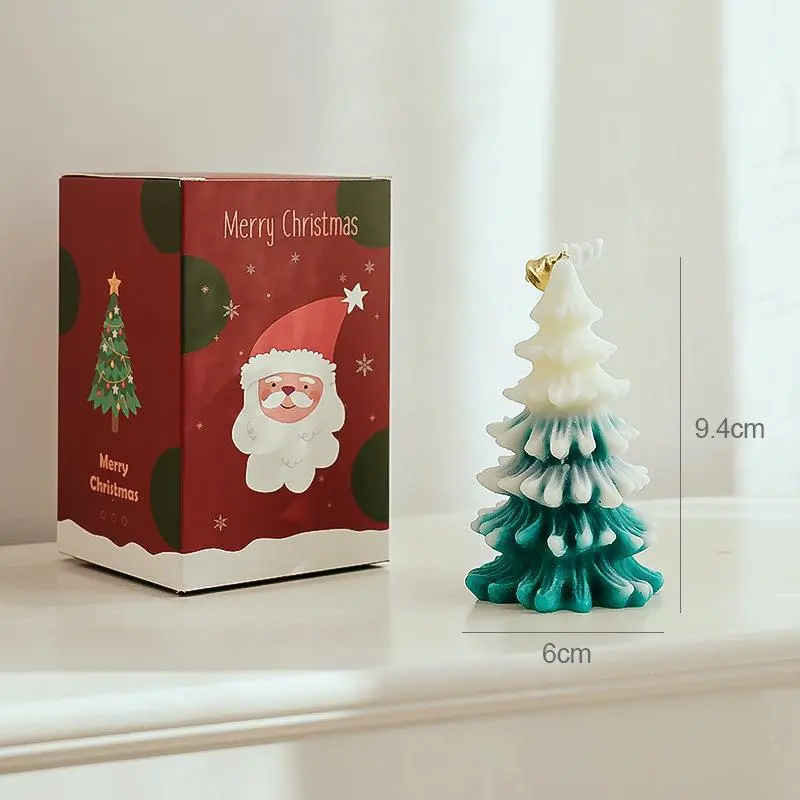 Christmas tree candle festive home decor holiday gift ideas eco-friendly wax Belgium