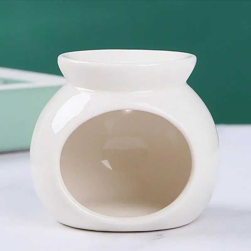 Colorful Ceramic Candle Wax Melter Essential Oil Warmer Home Decor USA